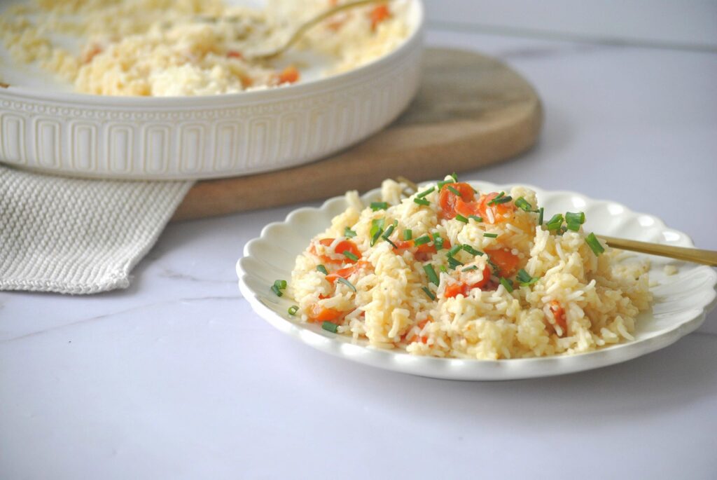 Reis aus dem Ofen, One Pot Reis Rezept