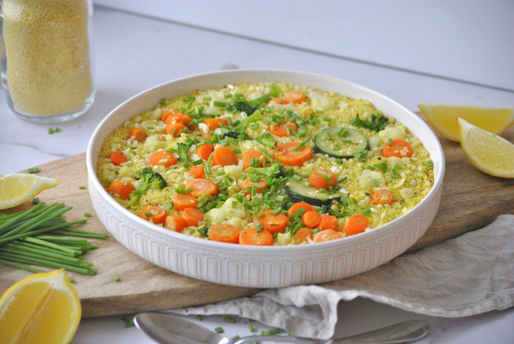 Couscous aus dem Ofen, Couscous Rezept mit Gemüse