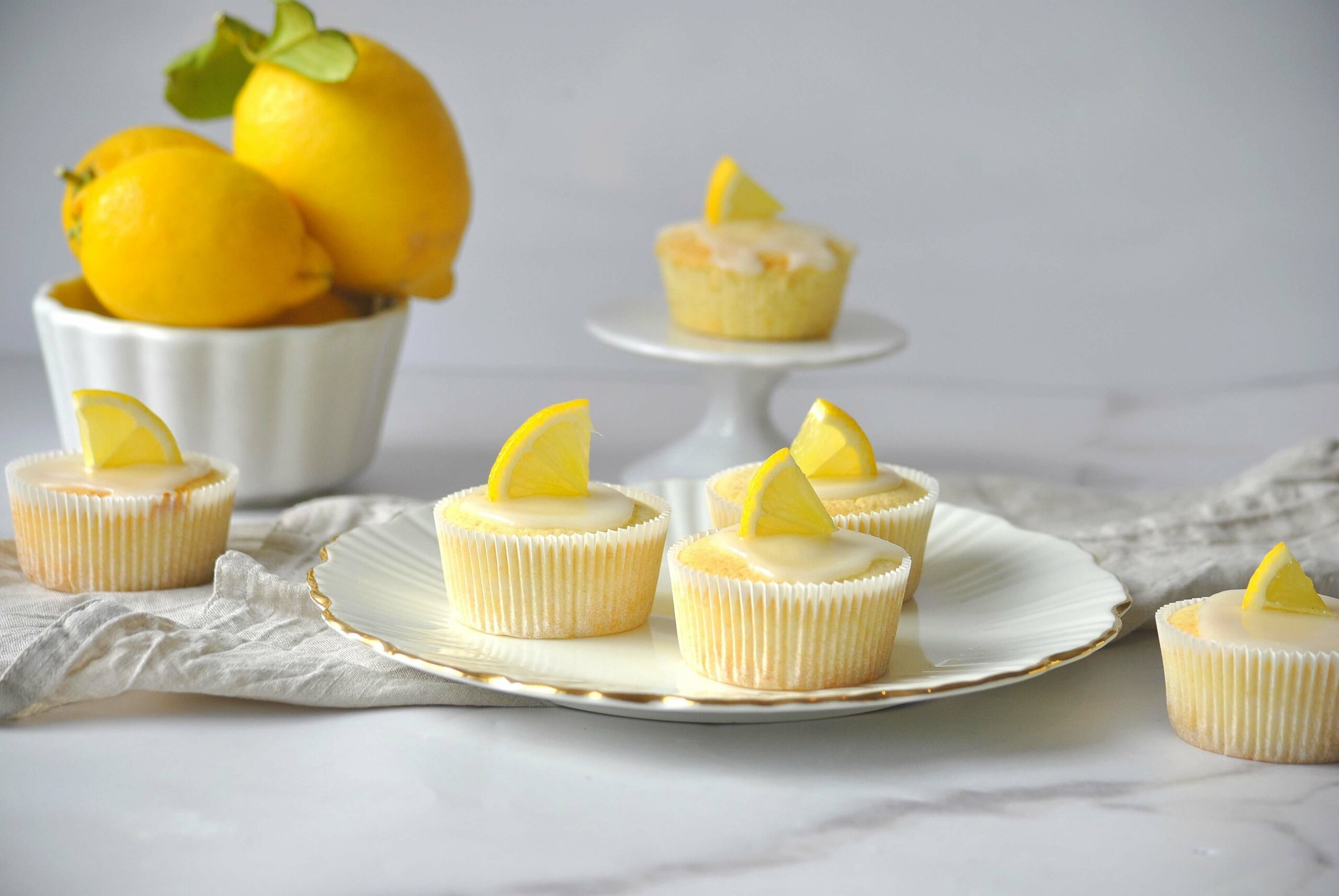 saftige Zitronen Muffins